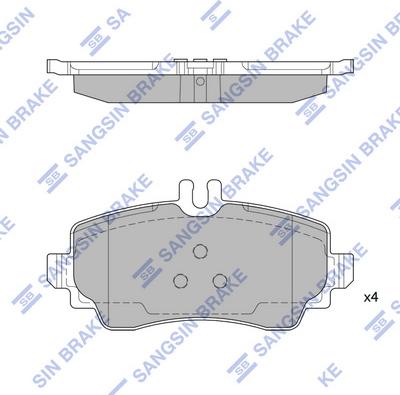 Hi-Q SP1744 - Гальмівні колодки, дискові гальма avtolavka.club