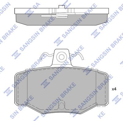 Hi-Q SP1741 - Гальмівні колодки, дискові гальма avtolavka.club