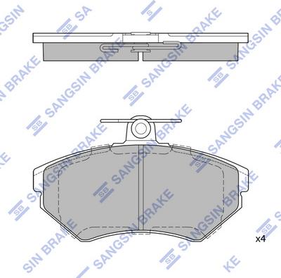 Hi-Q SP1708 - Гальмівні колодки, дискові гальма avtolavka.club