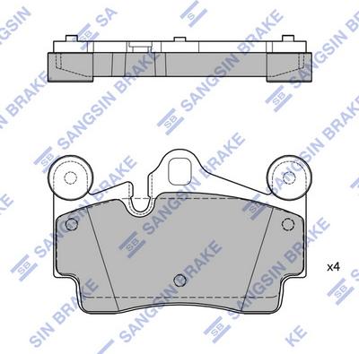 Hi-Q SP2198 - Гальмівні колодки, дискові гальма avtolavka.club