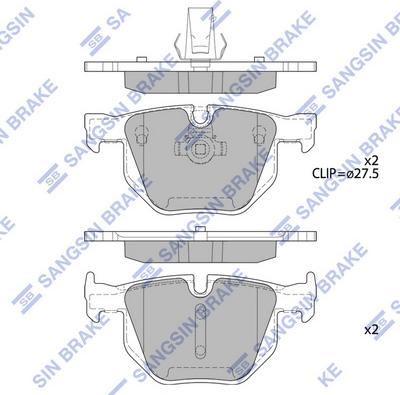 Hi-Q SP2157 - Гальмівні колодки, дискові гальма avtolavka.club