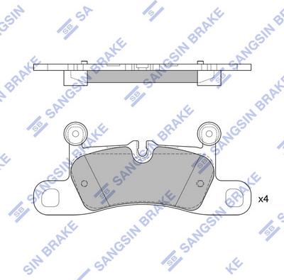 Hi-Q SP2319 - Гальмівні колодки, дискові гальма avtolavka.club