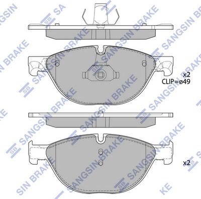 Hi-Q SP2212 - Гальмівні колодки, дискові гальма avtolavka.club