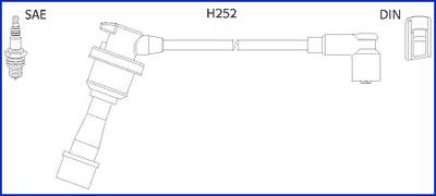 Hitachi 134480 - Комплект проводів запалювання avtolavka.club