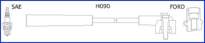 Hitachi 134673 - Комплект проводів запалювання avtolavka.club