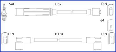 Hitachi 134391 - Комплект проводів запалювання avtolavka.club
