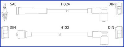 Hitachi 134347 - Комплект проводів запалювання avtolavka.club