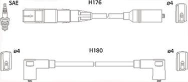 Hitachi 134766 - Комплект проводів запалювання avtolavka.club