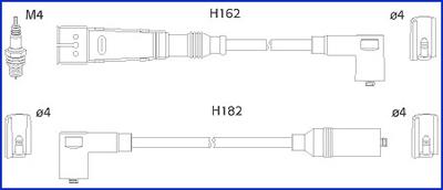 Hitachi 134701 - Комплект проводів запалювання avtolavka.club
