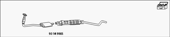 HJS 93 14 9165 - Компл. для дооборудуется., каталізатор / сажев.фільтр (комбісіс avtolavka.club