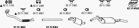 HJS VW_980 - Система випуску ОГ avtolavka.club