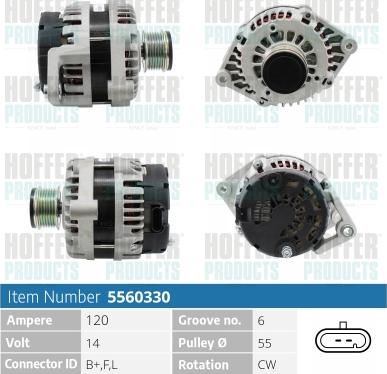 Hoffer H5560330 - Генератор avtolavka.club