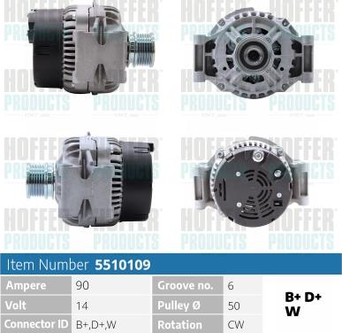 Hoffer H5510109 - Генератор avtolavka.club