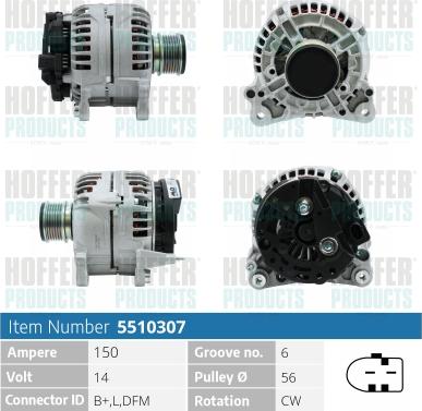 Hoffer H5510307 - Генератор avtolavka.club