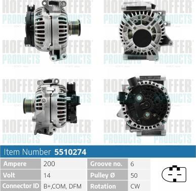 Hoffer H5510274 - Генератор avtolavka.club