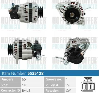 Hoffer H5535128 - Генератор avtolavka.club