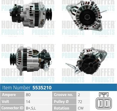 Hoffer H5535210 - Генератор avtolavka.club