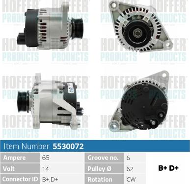 Hoffer H5530072 - Генератор avtolavka.club