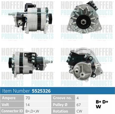 Hoffer H5525326 - Генератор avtolavka.club