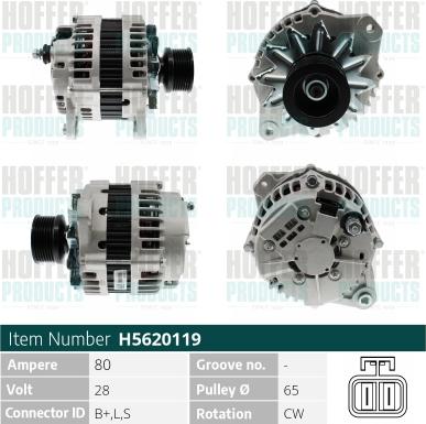 Hoffer H5620119 - Генератор avtolavka.club