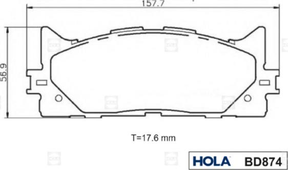 TOYOTA PN562H - Гальмівні колодки, дискові гальма avtolavka.club