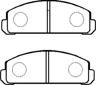 DJ Parts BP1778 - Гальмівні колодки, дискові гальма avtolavka.club