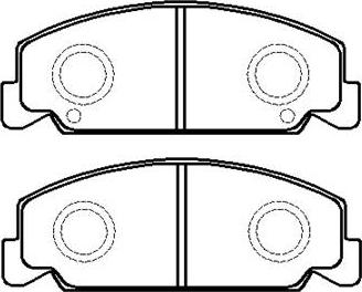 ACDelco AC058083D - Гальмівні колодки, дискові гальма avtolavka.club