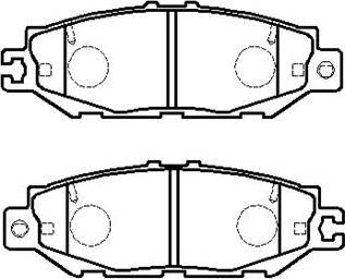 ACDelco AC058939D - Гальмівні колодки, дискові гальма avtolavka.club