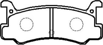 BENDIX 572162B - Гальмівні колодки, дискові гальма avtolavka.club