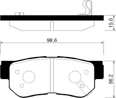 Magneti Marelli 363700201305 - Гальмівні колодки, дискові гальма avtolavka.club