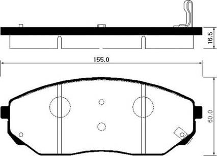 ABEX PLU3998 - Гальмівні колодки, дискові гальма avtolavka.club