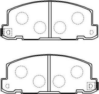 Japanparts JPA-901 - Гальмівні колодки, дискові гальма avtolavka.club