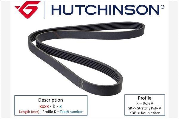 Hutchinson 2200 K 6 - Поліклиновий ремінь avtolavka.club