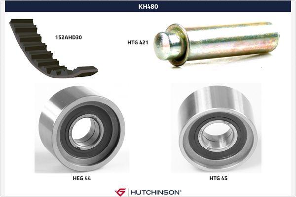 Hutchinson KH 480 - Комплект ременя ГРМ avtolavka.club