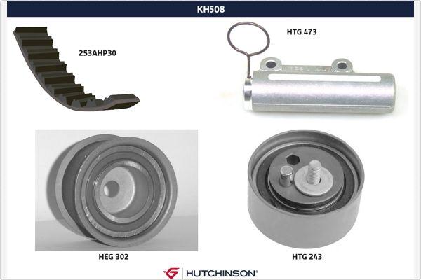 Hutchinson KH 508 - Комплект ременя ГРМ avtolavka.club