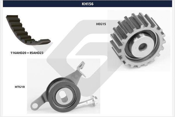 Hutchinson KH 156 - Комплект ременя ГРМ avtolavka.club