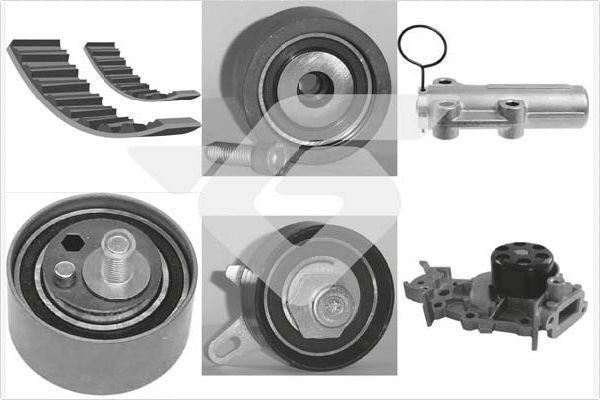 Hutchinson KH 265WP69 - Водяний насос + комплект зубчатого ременя avtolavka.club