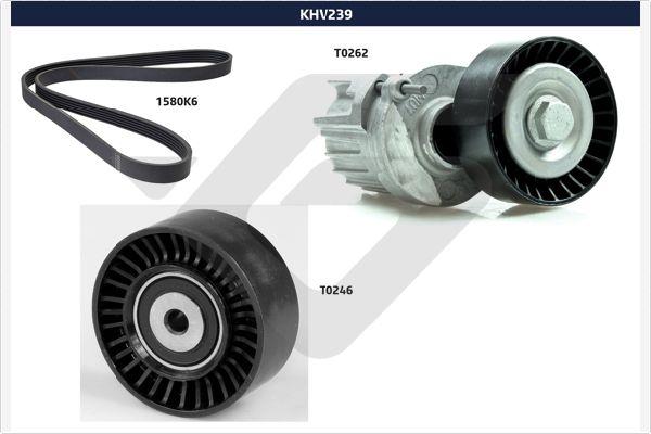 Hutchinson KHV 239 - Поликлиновий ремінний комплект avtolavka.club