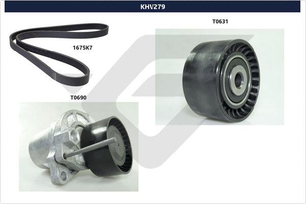 Hutchinson KHV 279 - Поликлиновий ремінний комплект avtolavka.club