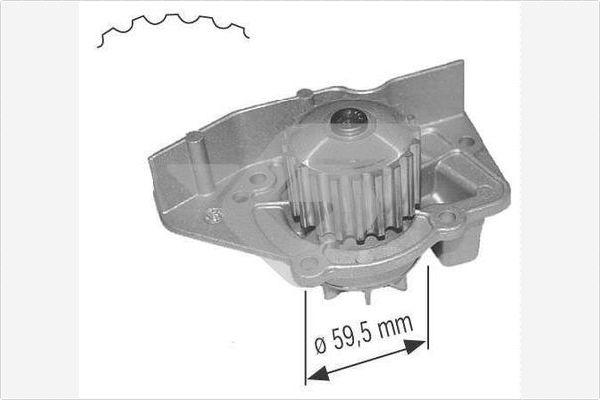 Hutchinson WP0011V - Водяний насос avtolavka.club