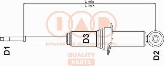 IAP QUALITY PARTS 504-06061 - Амортизатор avtolavka.club