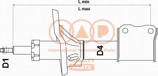 IAP QUALITY PARTS 504-06080 - Амортизатор avtolavka.club