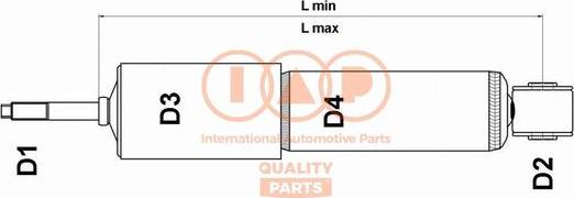 IAP QUALITY PARTS 504-13040H - Амортизатор avtolavka.club