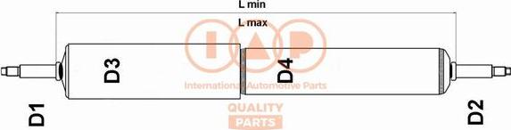 IAP QUALITY PARTS 504-13030 - Амортизатор avtolavka.club