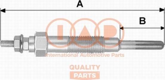 IAP QUALITY PARTS 810-09040 - Свічка розжарювання avtolavka.club