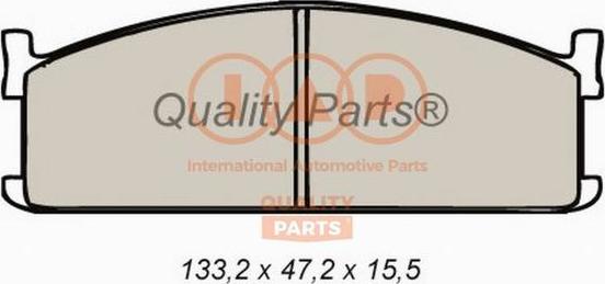 IAP QUALITY PARTS 704-09050 - Гальмівні колодки, дискові гальма avtolavka.club