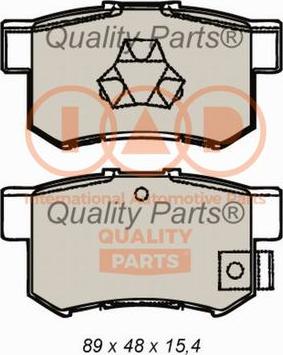 IAP QUALITY PARTS 704-06064 - Гальмівні колодки, дискові гальма avtolavka.club