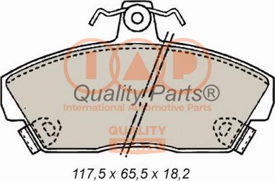 IAP QUALITY PARTS 704-06020 - Гальмівні колодки, дискові гальма avtolavka.club