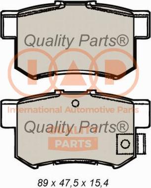 IAP QUALITY PARTS 704-06022 - Гальмівні колодки, дискові гальма avtolavka.club