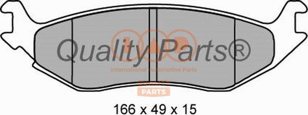 IAP QUALITY PARTS 704-00032 - Гальмівні колодки, дискові гальма avtolavka.club